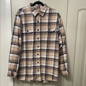 RedHead Plaid Flannel Button-Down Shirt – Men’s 2XLT